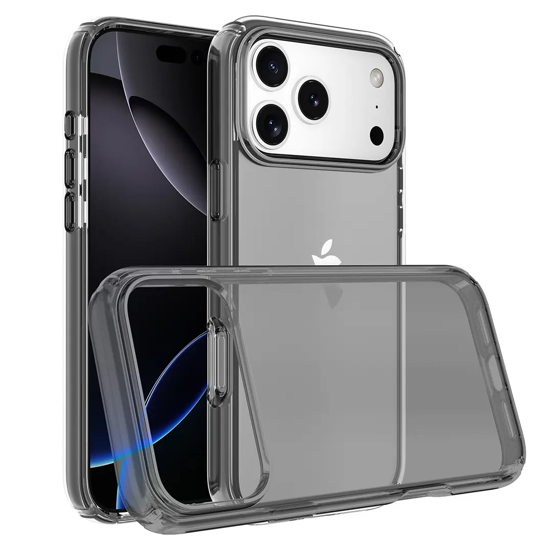 iPhone 17 Pro Max Fleck Case Clear Black